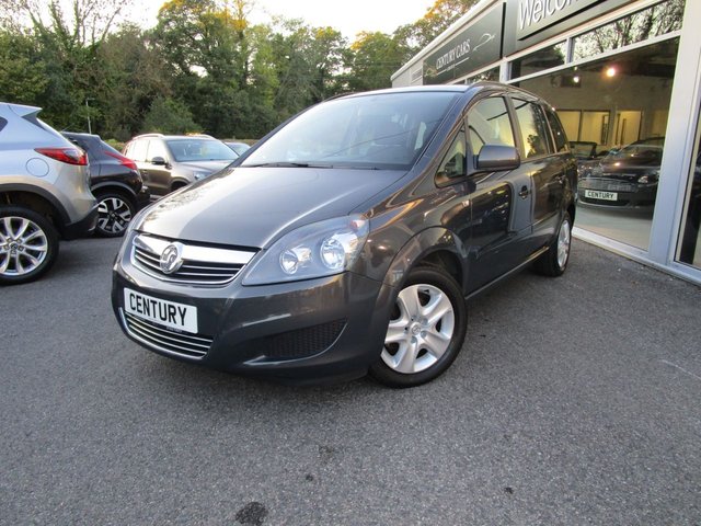 2013 63 Vauxhall Zafira 1.6 EXCLUSIV 5d 113 BHP