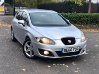 USED 2010 60 SEAT LEON 2.0 CR TDI SPORT DSG 5d AUTO 140 BHP LOVELY DRIVE++VERY FUEL EFFICIENT