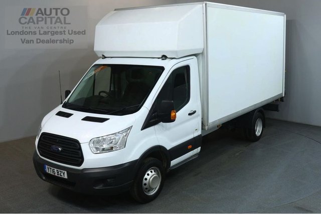 2016 16 FORD TRANSIT 2.2 350 124 BHP L4 EXTRA LWB TAIL LIFT FITTED LUTON VAN