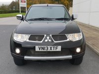 USED 2013 13 MITSUBISHI L200 2.5 DI-D 4X4 BARBARIAN LB DCB 1d 175 BHP NO VAT ** NO VAT + CLEAN EXAMPLE