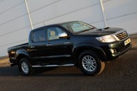USED 2012 12 TOYOTA HI-LUX 3.0 INVINCIBLE 4X4 D-4D DCB 1d 169 BHP FULL LEATHER + SAT NAV ** NO VAT **