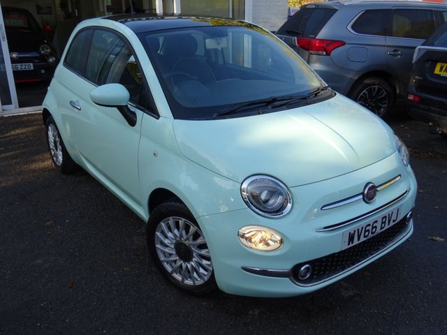 2016 66 Fiat 500 1.2 LOUNGE 3d 69 BHP NEW SHAPE