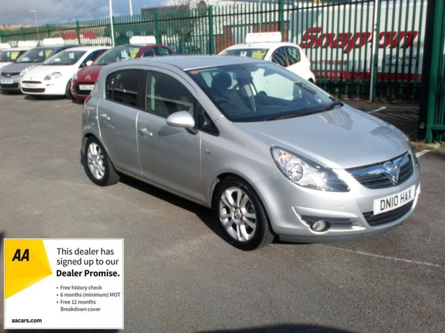 2010 10 Vauxhall Corsa 1.2 SXI A/C 5d 83 BHP