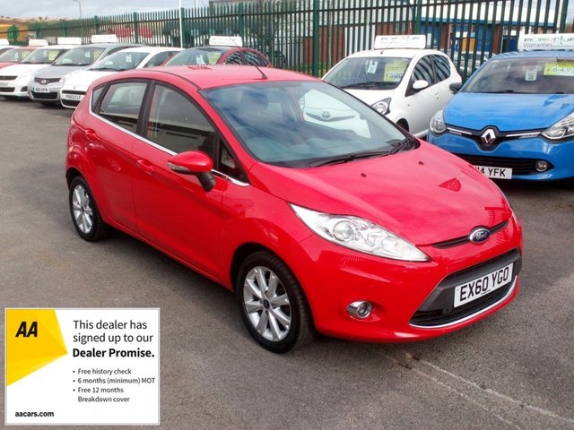 2010 60 Ford Fiesta 1.4 ZETEC 16V 5d 96 BHP