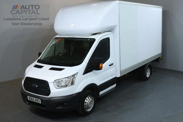 2015 65 FORD TRANSIT 2.2 350 124 BHP LWB L3 RWD WITH TAIL LIFT LUTON VAN