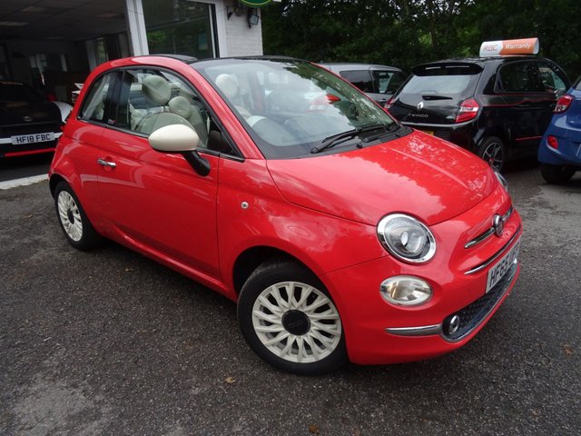 2015 65 Fiat 500 1.2 CONVERTIBLE LOUNGE 3d 69 BHP NEW SHAPE