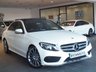 USED 2015 65 MERCEDES-BENZ C CLASS 2.1 C220 D AMG LINE PREMIUM 4d AUTO 170 BHP +PANORAMIC SUNROOF+19" ALLOYS+