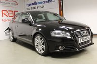 USED 2009 59 AUDI A3 2.0 TDI S LINE 3d 138 BHP FACELIFT MODEL LEATHER BLUETOOTH