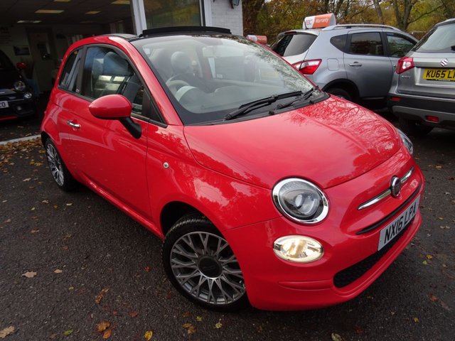 2016 16 Fiat 500 1.2 CONVERTIBLE POP STAR 3d 69 BHP NEW SHAPE