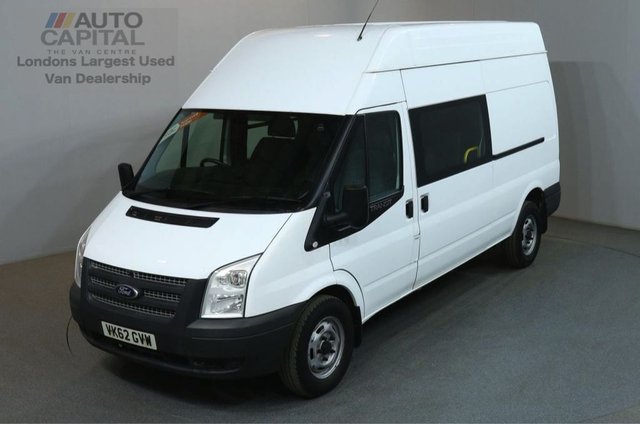 2012 62 FORD TRANSIT 2.2 350 124 BHP L3 H3 LWB H/ROOF 9 SEATER COMBI VAN