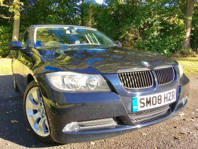 2008 08 BMW 3 Series 2.0 318I EDITION ES 4d 141 BHP''ONLY 46,000 MILES / FULL BLACK LEATHER/ REAR PRIVACY GLASS/X6 DEALER SERVICE STAMPS