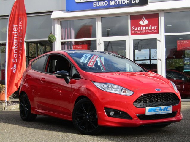 2016 66 Ford Fiesta 1.0 ZETEC S RED EDITION 3d 139 BHP