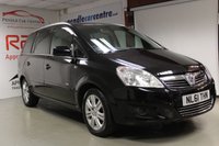 USED 2011 61 VAUXHALL ZAFIRA 1.6 DESIGN 5d 113 BHP S/H WITH HALF BLACK LEATHER