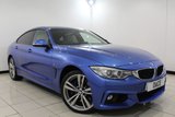 USED 2015 15 BMW 4 SERIES 3.0 435D XDRIVE M SPORT GRAN COUPE 4DR AUTOMATIC 309 BHP Sat Nav BMW SERVICE HISTORY + HEATED LEATHER SEATS + SATELLITE NAVIGATION PROFESSIONAL + HARMAN/KARDON SPEAKERS + SUNROOF + BLUETOOTH + CRUISE CONTROL + PARKING SENSOR + CLIMATE CONTROL + MULTI FUNCTION WHEEL + DAB RADIO + 19 INCH ALLOY WHEELS