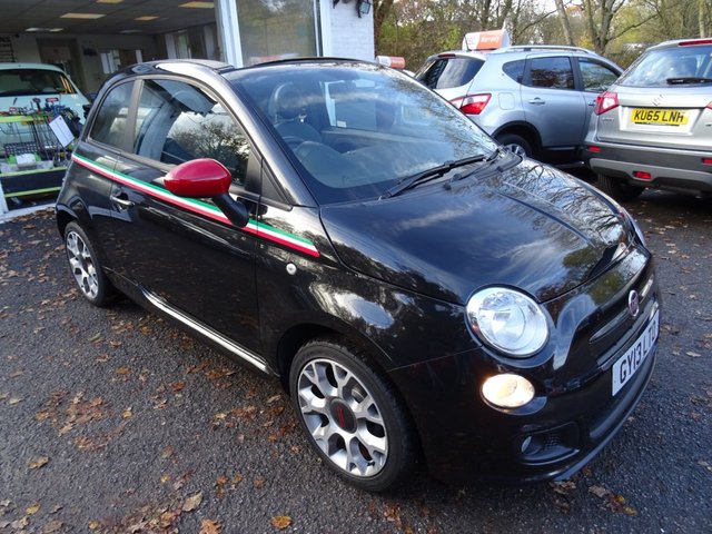 2013 13 Fiat 500 1.2 CONVERTIBLE S (SPORT) 3d 69 BHP *ITALIAN BUNNY*