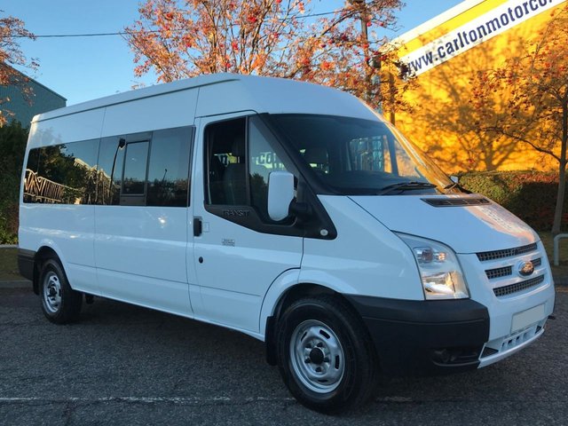 2013 62 Ford Transit 2.2 350 LWB 14 SEATER MINIBUS TDCi 135 RWD LOW MILEAGE 