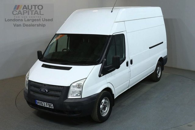 2013 63 FORD TRANSIT 2.2 350 124 BHP LWB H/ROOF L3 H3 PANEL VAN