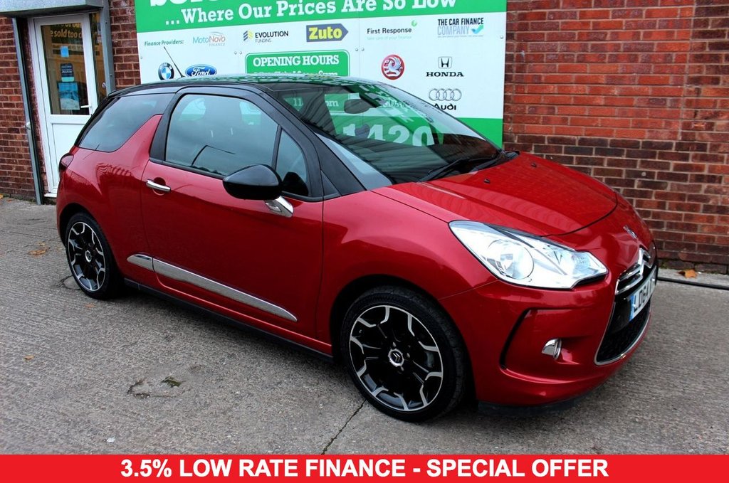 2014 64 CITROEN DS3 1.6 E-HDI DSTYLE PLUS 3d 90 BHP