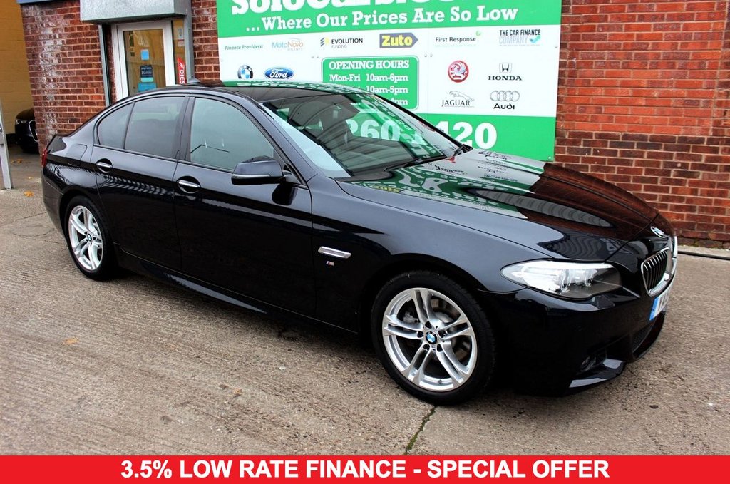 2015 15 BMW 5 SERIES 2.0 520D M SPORT 4d AUTO 188 BHP