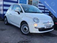 USED 2011 11 FIAT 500 1.2 LOUNGE 3d 69 BHP Good Service History & New MOT Upon Sale