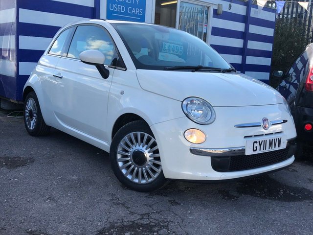 2011 11 Fiat 500 1.2 LOUNGE 3d 69 BHP