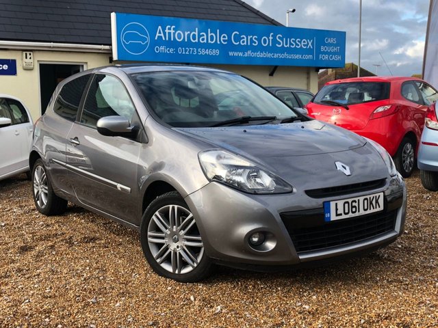 2011 61 Renault Clio 1.6 GT LINE TOMTOM VVT 3d AUTO 111 BHP