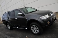 USED 2012 61 MITSUBISHI L200 2.5 DI-D 4X4 BARBARIAN LB DCB 1d 175 BHP GLASS CANOPY+ SAT NAV ** NOP VAT