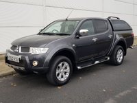 USED 2012 12 MITSUBISHI L200 2.5 DI-D 4X4 BARBARIAN LB DCB 1d 175 BHP SAT NAV+CANOPY ** NO VAT ** NO VAT