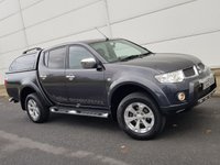 USED 2012 12 MITSUBISHI L200 2.5 DI-D 4X4 BARBARIAN LB DCB 1d 175 BHP SAT NAV+CANOPY ** NO VAT ** NO VAT