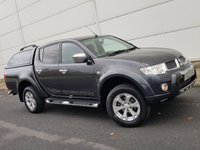 USED 2012 12 MITSUBISHI L200 2.5 DI-D 4X4 BARBARIAN LB DCB 1d 175 BHP SAT NAV+CANOPY ** NO VAT ** NO VAT