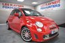 USED 2016 11 ABARTH 500 1.4 595 TURISMO MTA 3d AUTO 158 BHP Rear Park sensors, Air con , Full Leather , electric sunroof