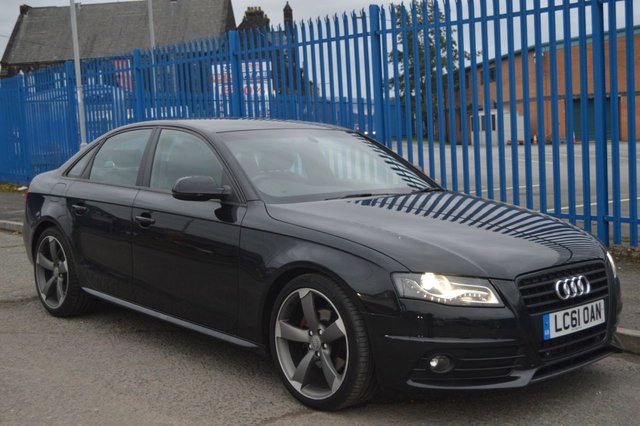 2011 61 Audi A4 2.0 TDI S LINE BLACK EDITION 4d AUTO 141 BHP