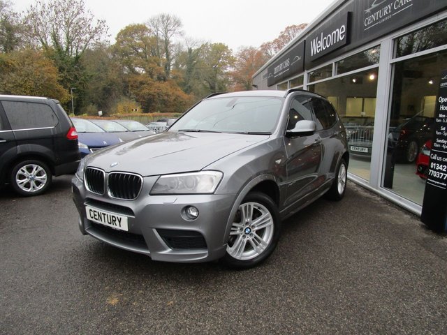 2012 61 BMW X3 2.0 XDRIVE20D M SPORT 5d AUTO 181 BHP