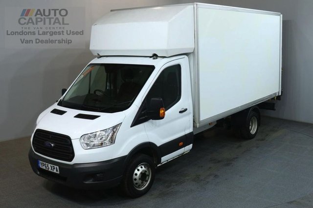 2015 65 FORD TRANSIT 2.2 350 124 BHP L4 EXTRA LWB TAIL LIFT FITTED LUTON VAN