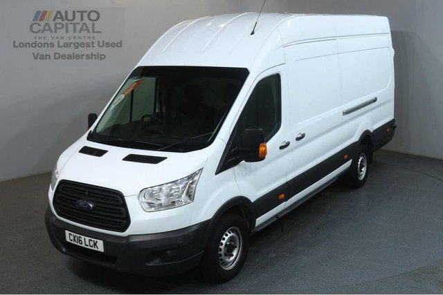 2016 16 FORD TRANSIT 2.2 350 124 BHP LWB H/ROOF JUMBO L4 H3 PANEL VAN