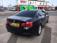 USED 2013 63 BMW 5 SERIES 2013/63 2.0 520d SE *** FULL SERVICE HISTORY *** BLACK LEATHER *** SAT NAV *** 