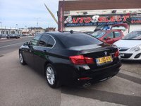 USED 2013 63 BMW 5 SERIES 2013/63 2.0 520d SE *** FULL SERVICE HISTORY *** BLACK LEATHER *** SAT NAV *** 