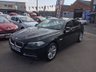 USED 2013 63 BMW 5 SERIES 2013/63 2.0 520d SE *** FULL SERVICE HISTORY *** BLACK LEATHER *** SAT NAV *** 