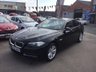 USED 2013 63 BMW 5 SERIES 2013/63 2.0 520d SE *** FULL SERVICE HISTORY *** BLACK LEATHER *** SAT NAV *** 