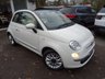 USED 2014 64 FIAT 500 1.2 CONVERTIBLE LOUNGE 3d 69 BHP Low Mileage, Comprehensive Service History + Serviced by ourselves, One Lady Owner from new, MOT until November 2019, Convertible, Great fuel economy! Only &pound;30 Road Tax!