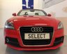 USED 2011 11 AUDI TT 2.0 TFSI S LINE 2d 211 BHP SAVE £1000 -WAS £10999 NOW £9999 Huge Saving in our Black Tag Summer SALE -Stunning looking LOW MILEAGE -ONLY 48,000 Miles -S-Line Cabriolet in burning red with black half leather/alcantara-awesome performance with 208 bhp-over 150 mph top speed and still capable of over 50 MPG ! Big spec with 18"10 Spoke alloys,Bi-Xenon headlamp sand full electric roof