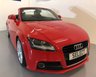 USED 2011 11 AUDI TT 2.0 TFSI S LINE 2d 211 BHP SAVE £1000 -WAS £10999 NOW £9999 Huge Saving in our Black Tag Summer SALE -Stunning looking LOW MILEAGE -ONLY 48,000 Miles -S-Line Cabriolet in burning red with black half leather/alcantara-awesome performance with 208 bhp-over 150 mph top speed and still capable of over 50 MPG ! Big spec with 18"10 Spoke alloys,Bi-Xenon headlamp sand full electric roof