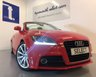 USED 2011 11 AUDI TT 2.0 TFSI S LINE 2d 211 BHP SAVE £1000 -WAS £10999 NOW £9999 Huge Saving in our Black Tag Summer SALE -Stunning looking LOW MILEAGE -ONLY 48,000 Miles -S-Line Cabriolet in burning red with black half leather/alcantara-awesome performance with 208 bhp-over 150 mph top speed and still capable of over 50 MPG ! Big spec with 18"10 Spoke alloys,Bi-Xenon headlamp sand full electric roof