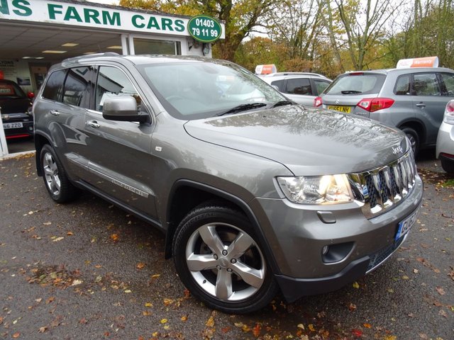 2012 62 Jeep Grand Cherokee 3.0 V6 CRD OVERLAND 5d AUTOMATIC 4x4 237 BHP FOUR WHEEL DRIVE