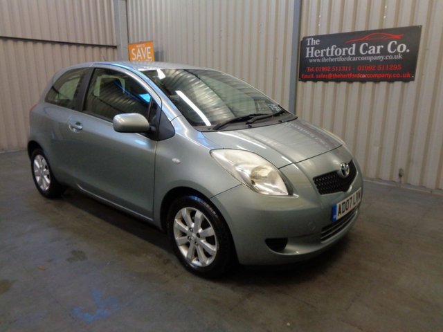 2007 07 Toyota Yaris 1.3 L ZINC MM 3d AUTO 86 BHP