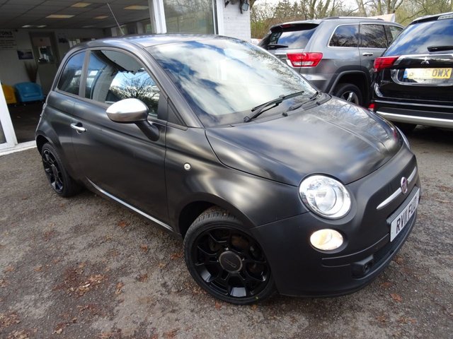 2011 11 Fiat 500 1.2 MATT BLACK 3d 69 BHP *SPECIAL EDITION*