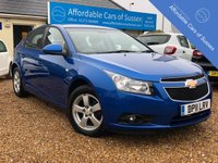 USED 2011 11 CHEVROLET CRUZE 1.6 LT 5d AUTO 124 BHP FSH, Low Mileage, 6 speed Petrol Automatic