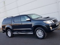 USED 2012 62 TOYOTA HI-LUX 3.0 INVINCIBLE 4X4 D-4D DCB 1d 169 BHP TIMING BELT CHANGED AT 91K**NO VAT
