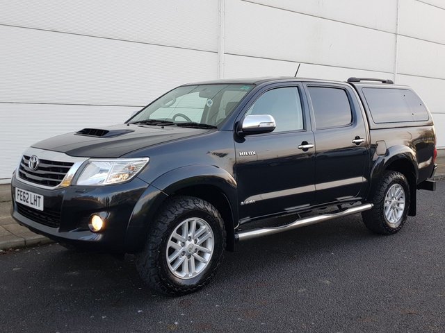 2012 62 Toyota HI-Lux 3.0 INVINCIBLE 4X4 D-4D DCB 1d 169 BHP