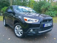 USED 2010 A MITSUBISHI ASX 4 1.8 DI-D 4 5d 4X4 147 BHP REAR PARKING CAMERA/SATNAV/BLACK LEATHER/ELECTRIC FOLDING MIRRORS ''GREAT CONDITION INSIDE AND OUT'',  WITH FULL MITSUBISHI MAIN DEALER/SPECIALIST SERVICE HISTORY ,LAST SERVICED @81,000 MILES AUGUST 2018,,